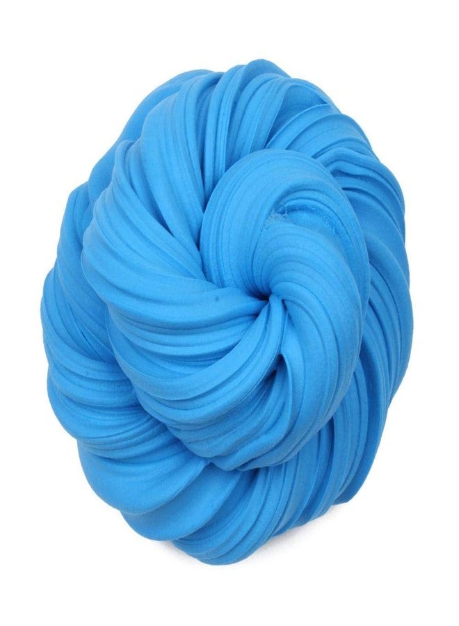 JULIANA Glittery Fluffy Stress Relief Non Toxic Slime for Kids Blue Color (150 gm, Free Slime Activator and Glitter) - Image 1